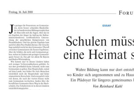 DIe WELT Längeres gemeinsames Lernen