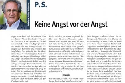 Keine Angst vor der Angst