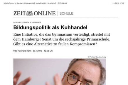 ZEIT online Bildungspolitik als Kuhhandel