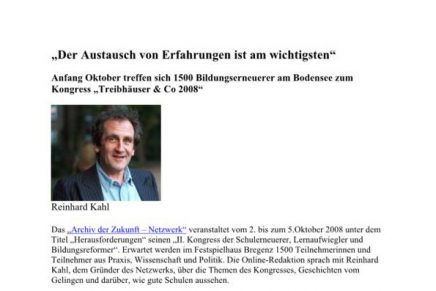Interwiew zum Kongress  Bildungsserver