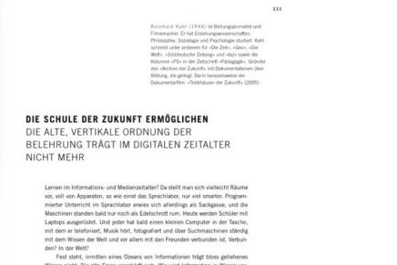 Die Schule der Zukunft ermöglichen