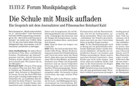 Interview Neue Musikzeitung