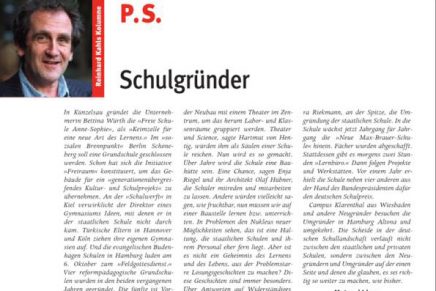 PS 11  Schulgründer