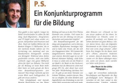 PS 12 Ein Konjunkturprogramm für die Bildung