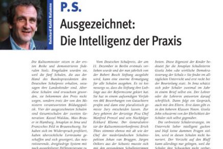PS 1 Die Intelligenz der Praxis