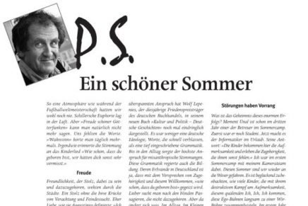 PS 9  Ein schöner Sommer