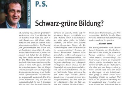 PS 4 Schwarz-grüne Bildung