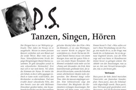 PS 1 / 06 Tanzen, Singen, Hören