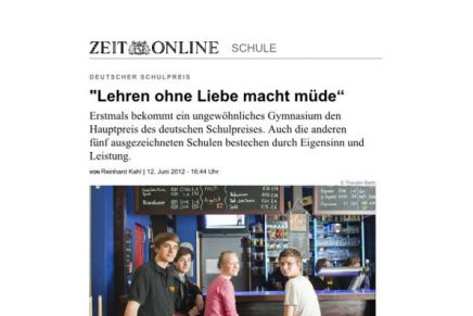 ZEIT online Deutscher Schulpreis