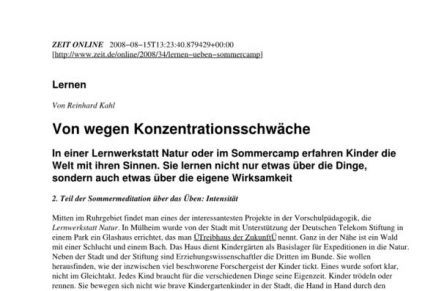 ZEIT online Lob des Übens II. Intensität