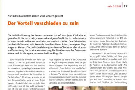 nds Der Vorteil verschieden zu sein