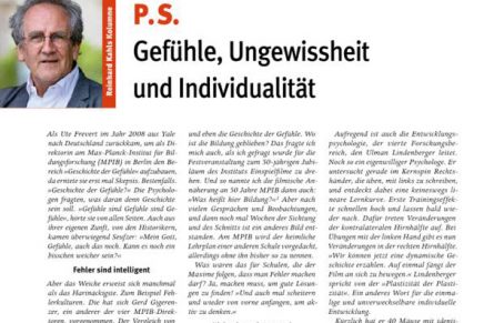 PS 11 Gefühle, Ungewissheit….