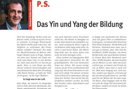 PS 3 Das Yin und Yang der Bildung