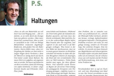 PS 6 Haltungen