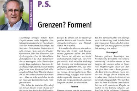 PS 2 Grenzen? Formen!