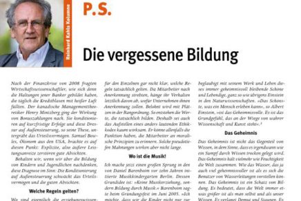 PS 12 Die vergessene Bildung