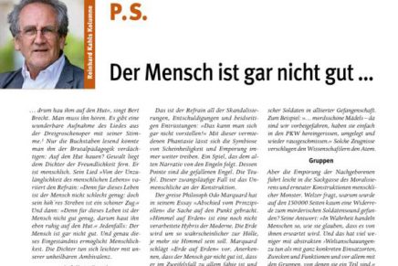 PS 4 Der Mensch ist gar nicht gut…
