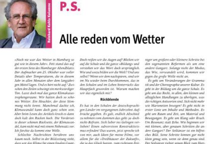 PS 12 Alle reden vom Wetter