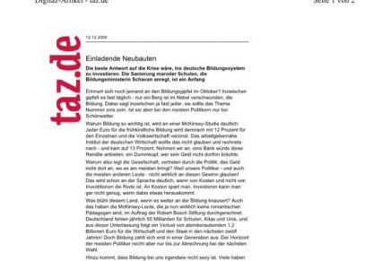 taz  Einladende Neubauten