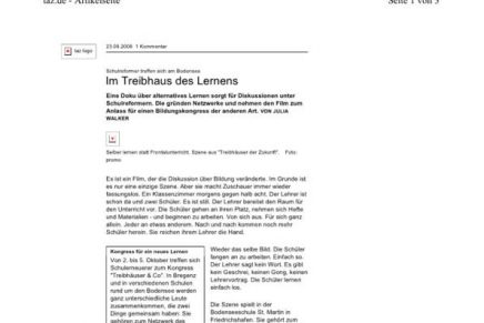 taz vor dem Kongress