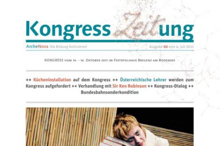 Kongresszeitung 2 Arche Nova in Bregenz